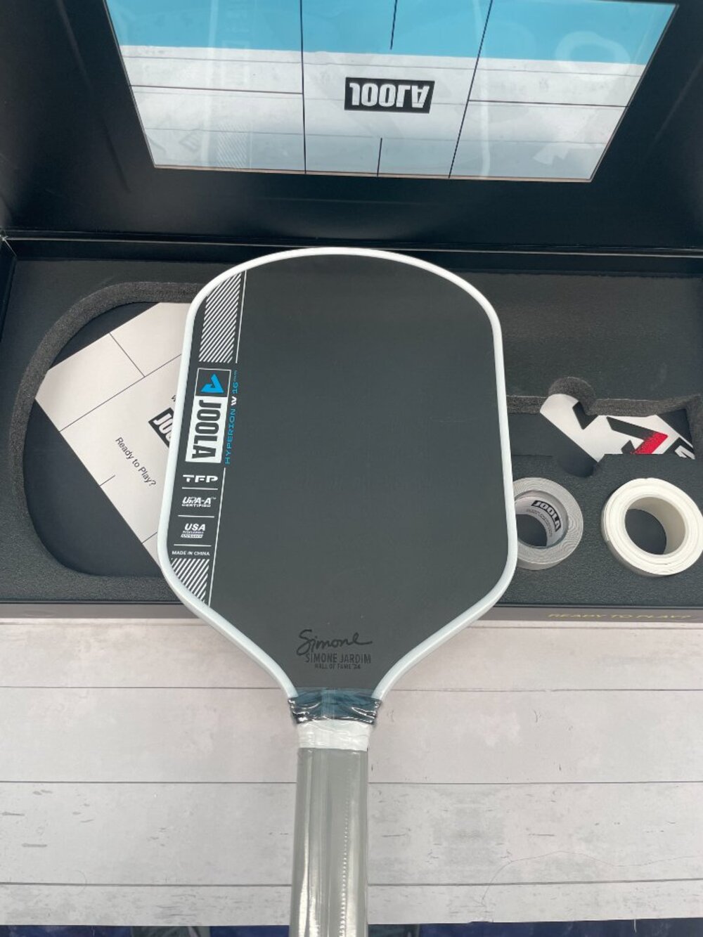 NWT Joola Hyperion Pro IV 16mm Simone Jardim Pickleball Paddle - Picture 2 of 9